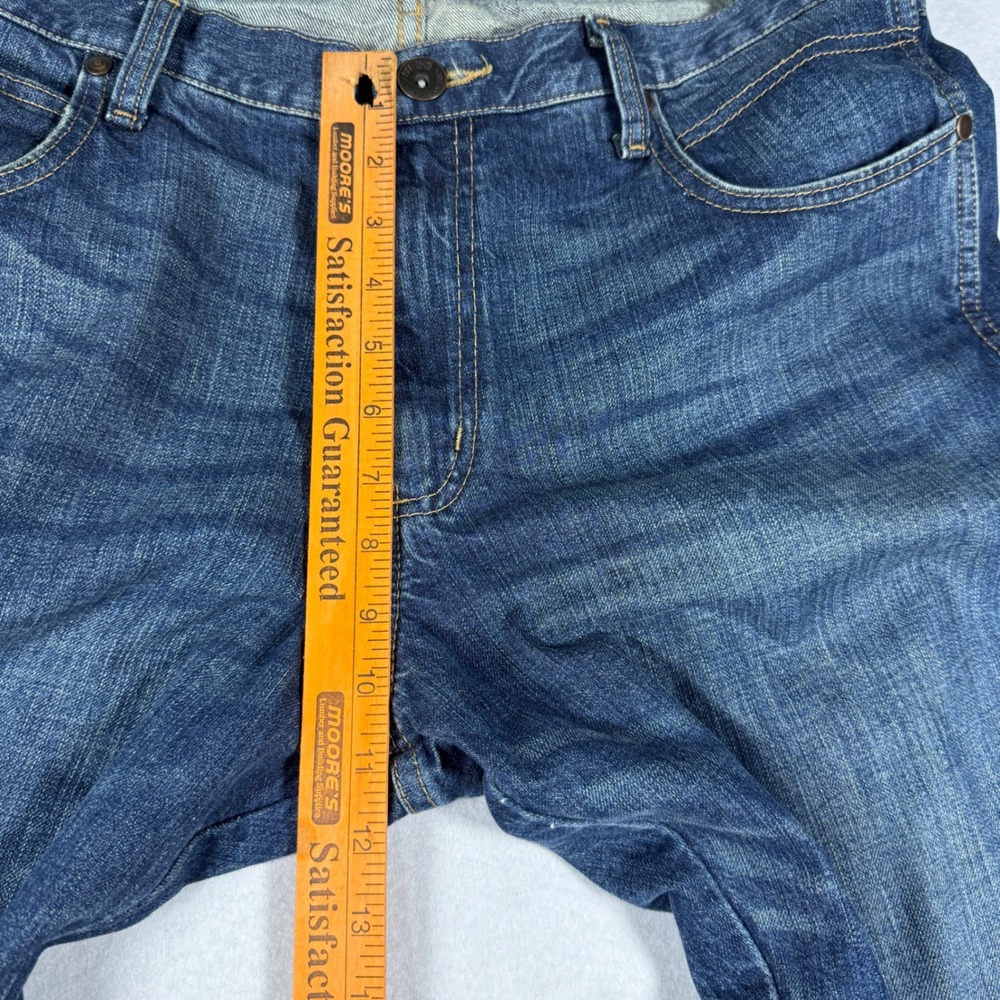 Wrangler Retro Boot Cut Jeans Mens 36x32 Medium Wash Blue Denim WRT20TB - Picture 10 of 12